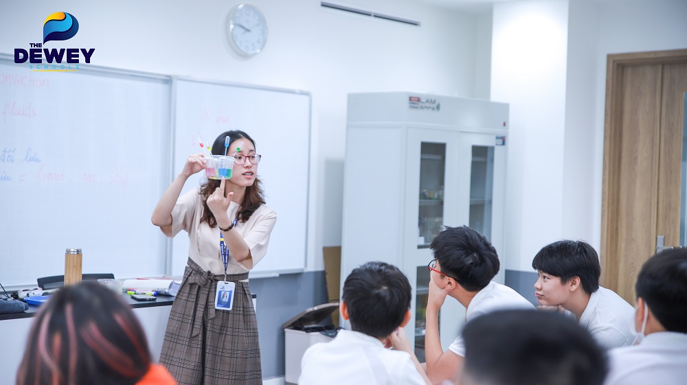 trải nghiệm thí nghiệm thực tế tạo trường Dewey
