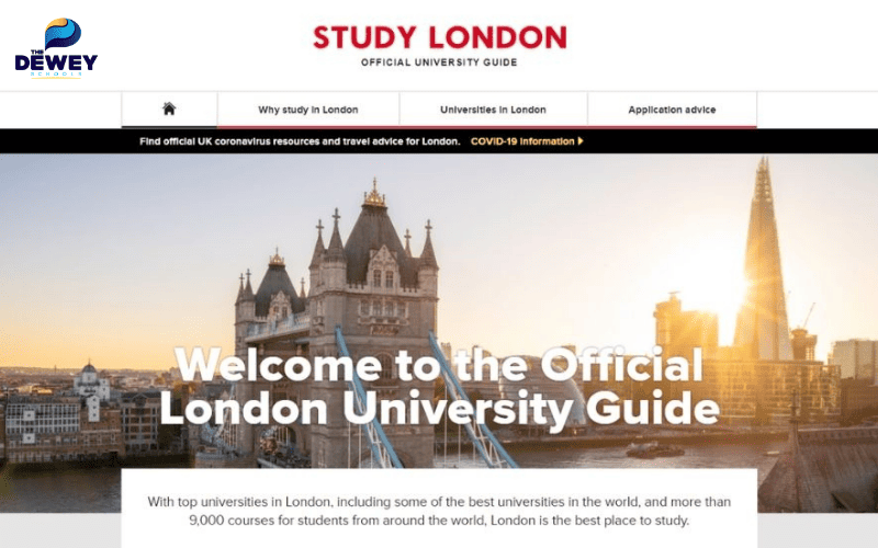 Trang Study London hiển thị các chương trình Fv88 www fv88 com app dành cho sinh viên quốc tế
